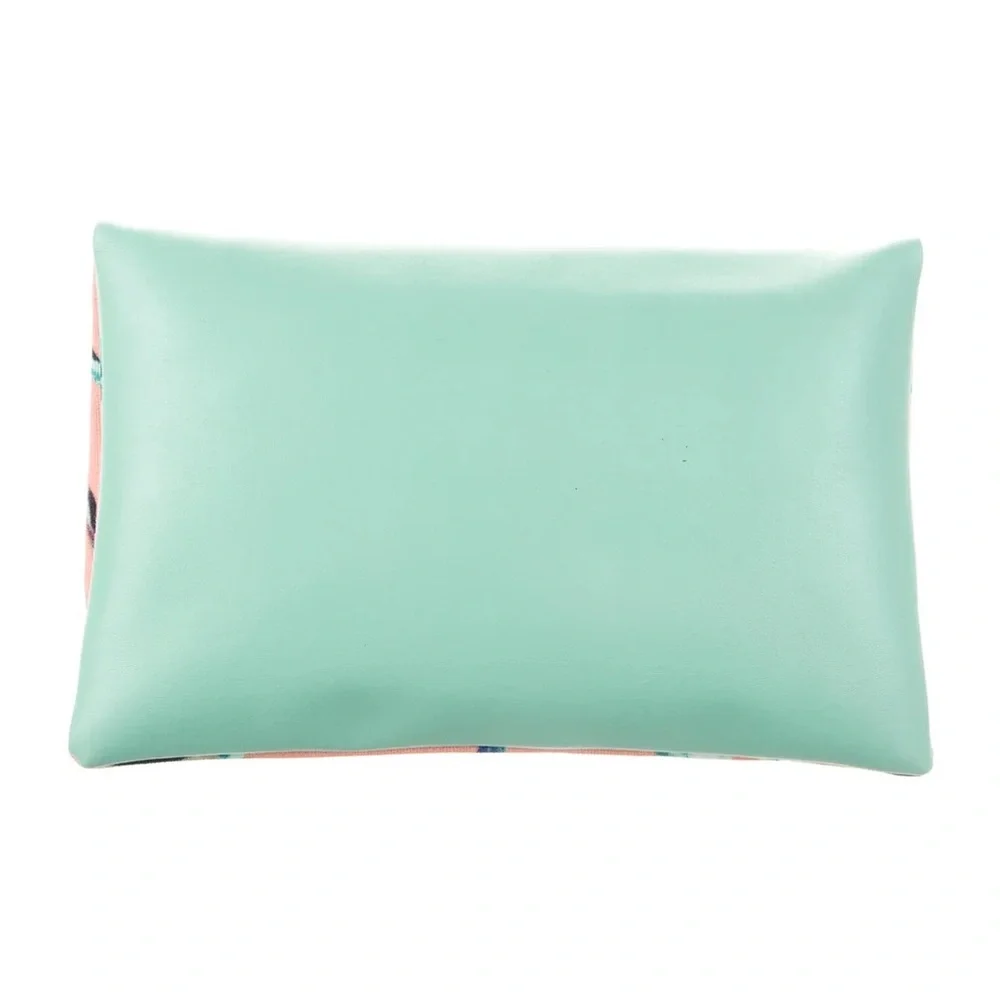 NWT Rachel Pally Leather Fold-In Flap Clutch